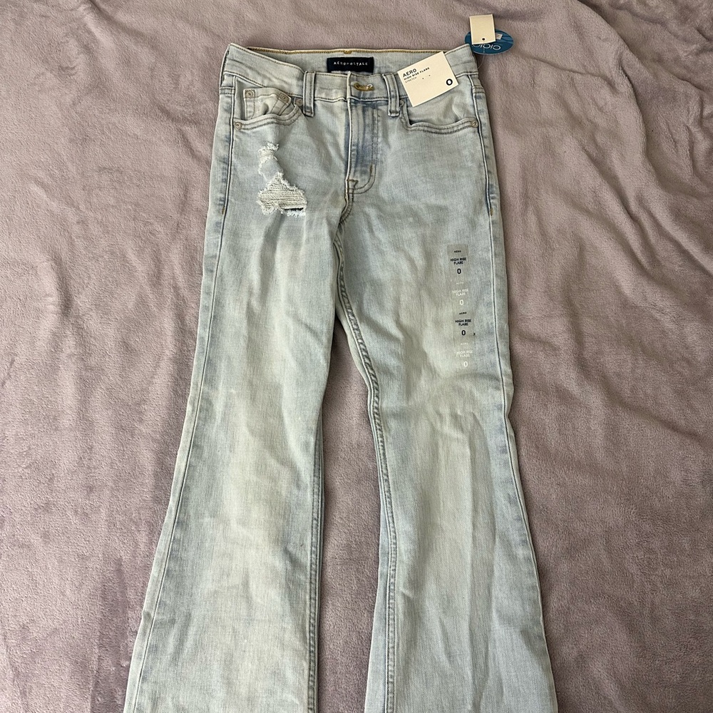 Aeropostale High Rise Flare Jeans